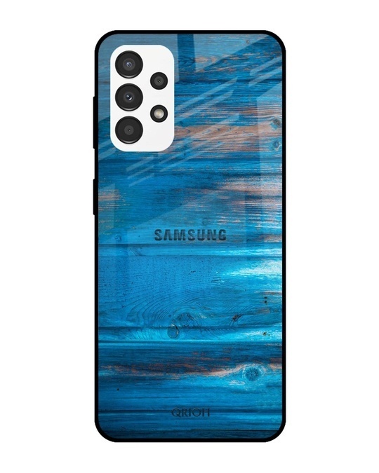 Shop Patina Finish Printed Premium Glass Cover for Samsung Galaxy A13 (Shockproof, Light Weight)-Front