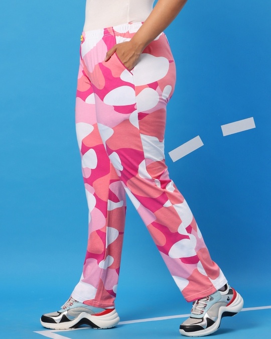 Shop Peppy Pink Plus Size Camo Pyjama-Design