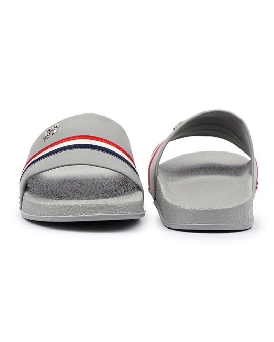 Shop Men's Grey Latest Flip Flops & Sliders-Full