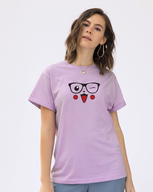 Shop Pika-geek Boyfriend T-Shirt-Front