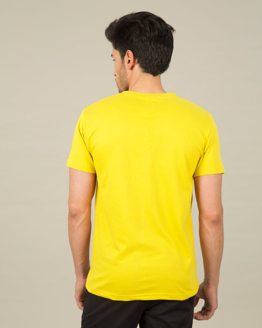 yellow half sleeve t shirt