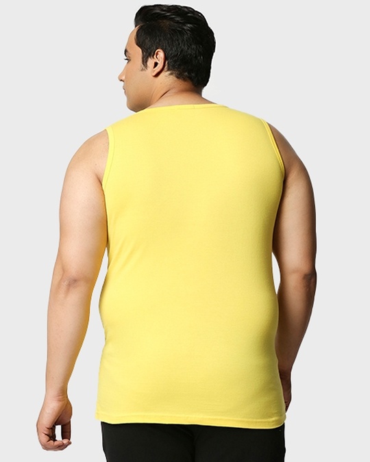 Shop Pineapple Yellow Plus Size Vest-Design