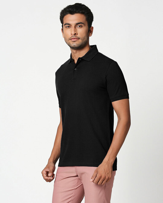 black polo plain