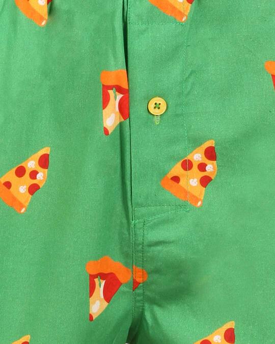 Shop Pizza Pyjamas Green