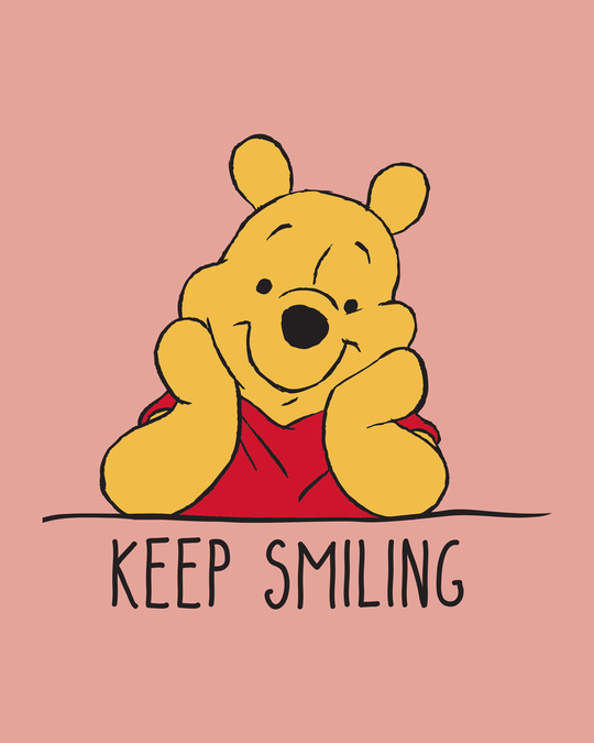 Shop Pooh Keep Smiling Scoop Neck Full Sleeve T-Shirt (DL)-Full