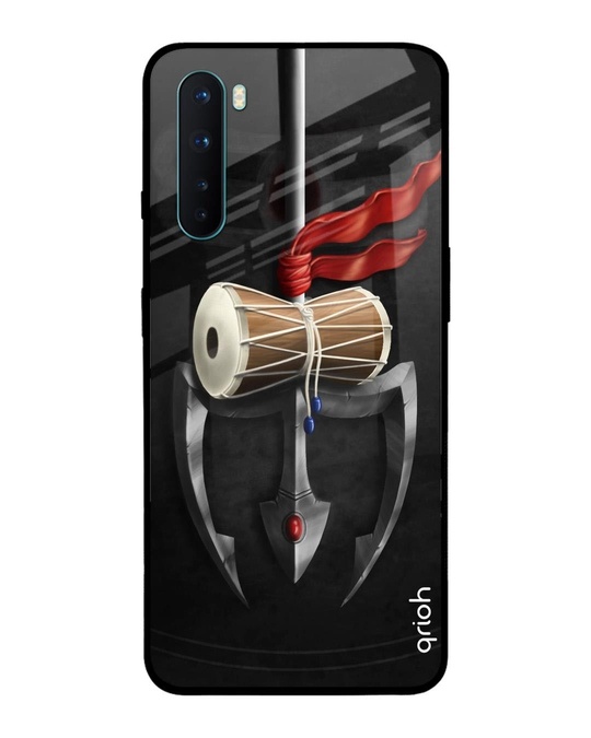 Shop Power of Lord Printed Premium Glass Cover for OnePlus Nord (Shock Proof, Lightweight)-Front