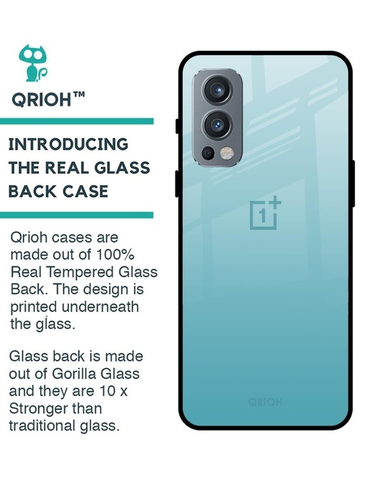 Shop Premium Glass Cover for OnePlus Nord 2 (Shock Proof, Lightweight)-Back