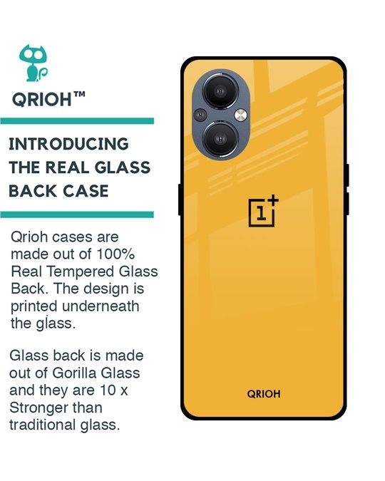 Shop Premium Glass Cover For OnePlus Nord N20 (Shockproof, Light Weight)-Back