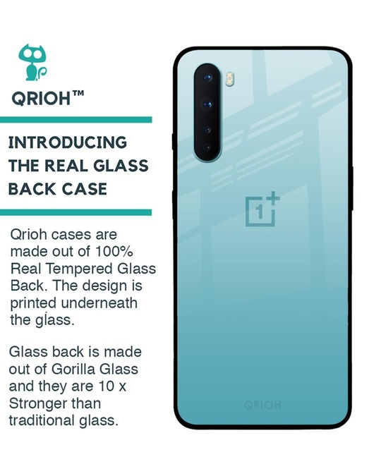 Shop Premium Glass Cover for OnePlus Nord (Shock Proof, Lightweight)-Back