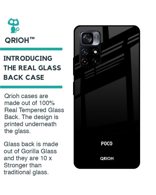 Shop Premium Glass Cover for Poco M4 Pro 5G (Shock Proof, Lightweight)-Back