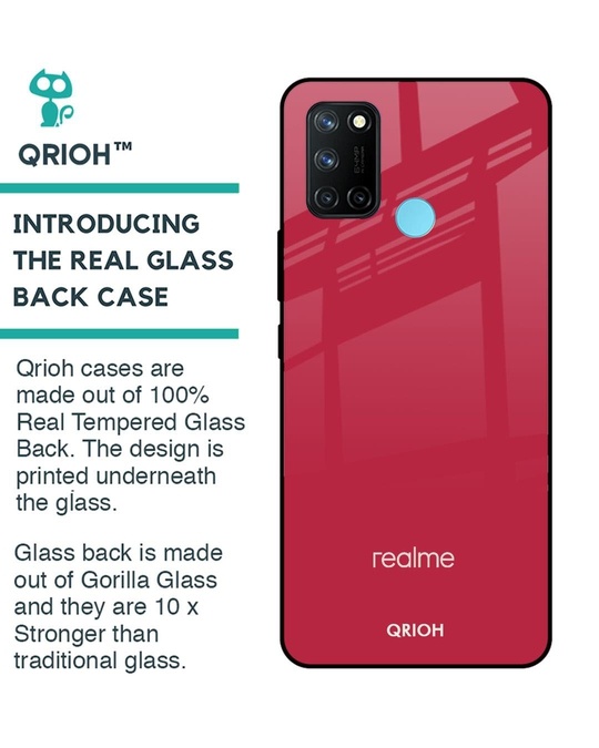 Shop Premium Glass Cover for Realme 7i (Shock Proof, Lightweight)-Back
