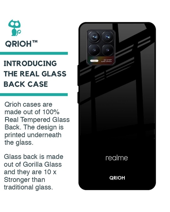 Shop Premium Glass Cover for Realme 8 Pro (Shock Proof, Lightweight)-Back