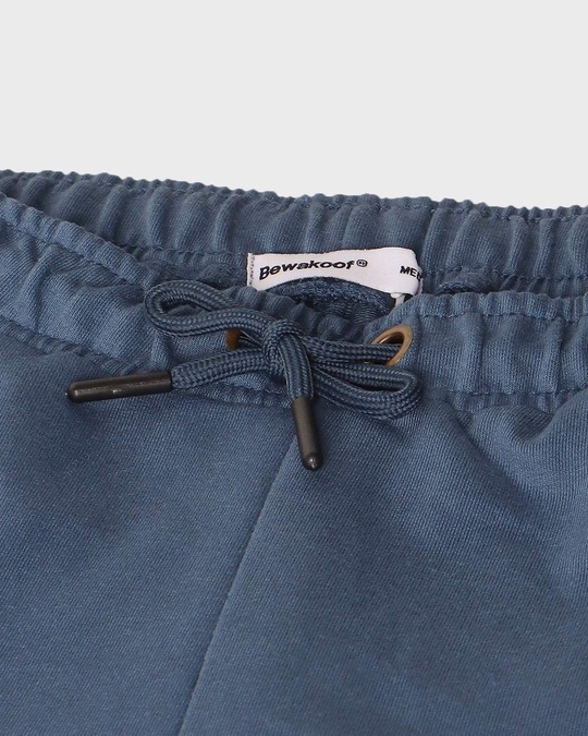 Shop Prussian Blue Casual Jogger Pants