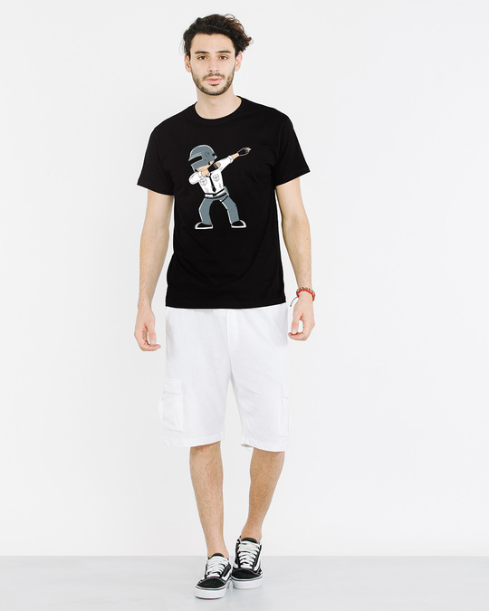 Buy Pubg Dab Black Printed Half Sleeve T-Shirt For Men ...
