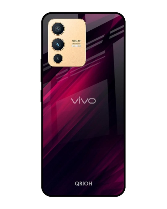 Shop Razor Printed Premium Glass Cover for Vivo V23 5G (Shock Proof, Lightweight)-Front