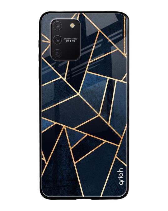 Shop Abstract Tiles Glass Case For Samsung Galaxy S10 Lite
