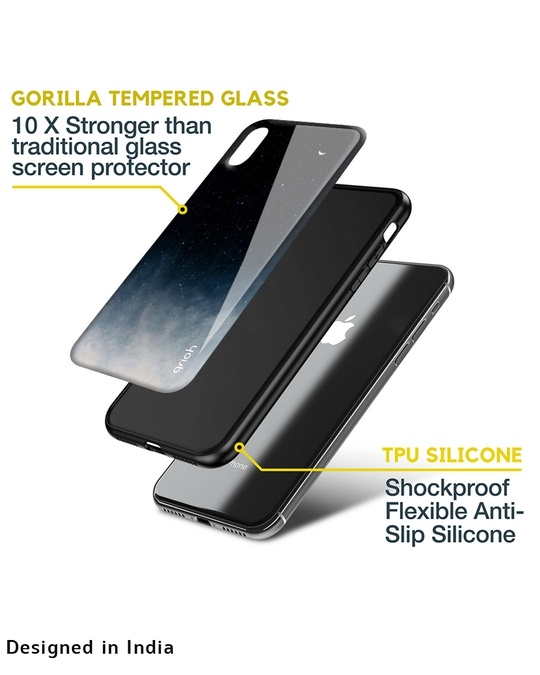 Shop Black Aura Glass Case For Iphone 13 Mini-Design