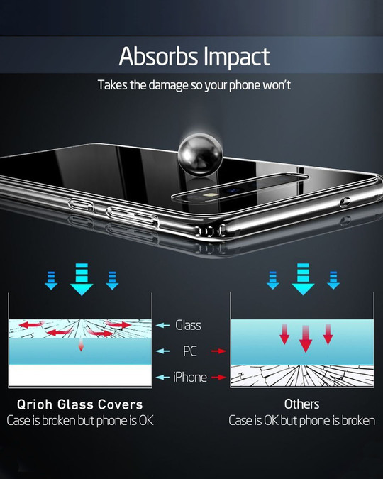 Shop Oneplus 8 Pro Black Aura Glass Case