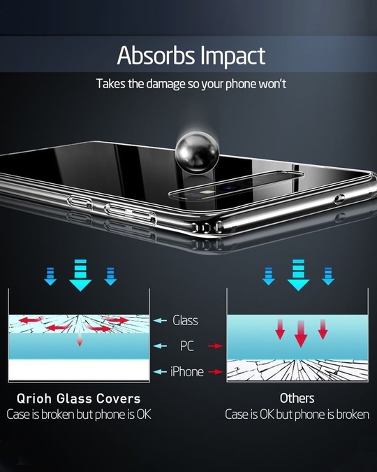 Shop Black Aura Glass Case For Samsung Galaxy F22-Full