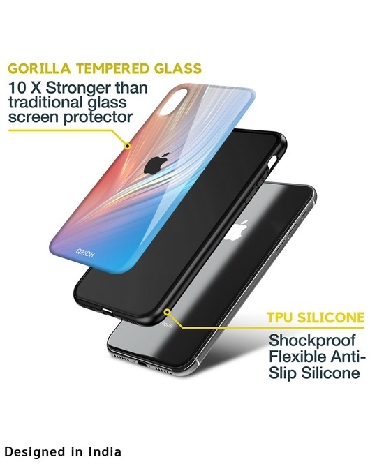 Shop Mystic Aurora Printed Premium Glass Case for Apple iPhone 6S (Shock Proof, Scratch Resistant)-Full