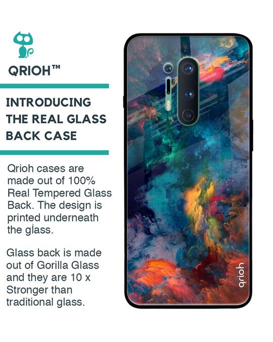 Shop Oneplus 8 Pro Cloudburst Glass Case-Back