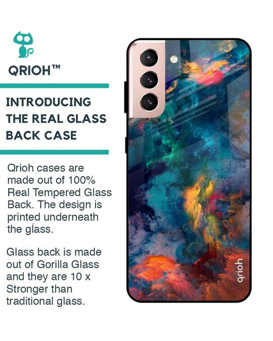 Shop Cloudburst Glass Case For Samsung Galaxy S21 Plus-Back