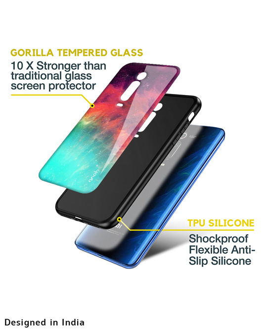 Shop Xiaomi Redmi K20 Colorful Aura Glass Case-Design