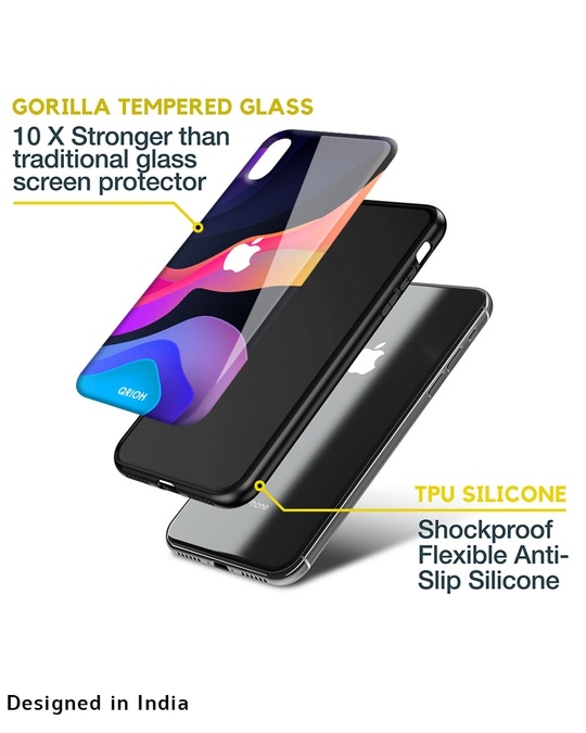 Shop Colorful Fluid Glass Case For Iphone 13 Pro-Design