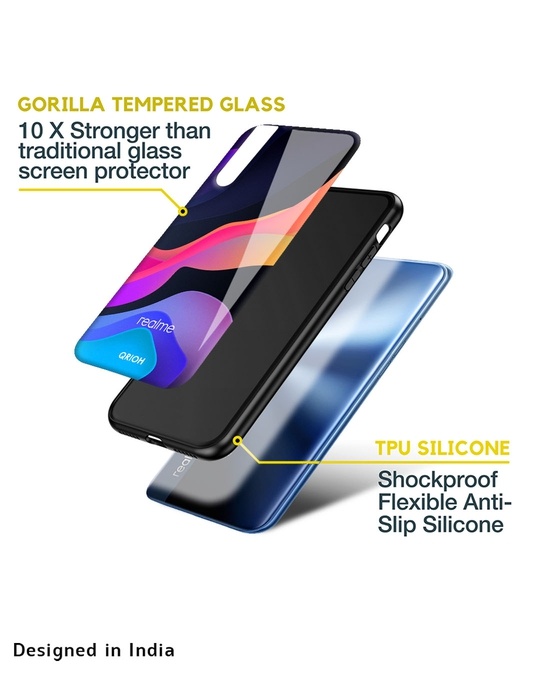 Shop Colorful Fluid Glass Case For Realme C11-Design