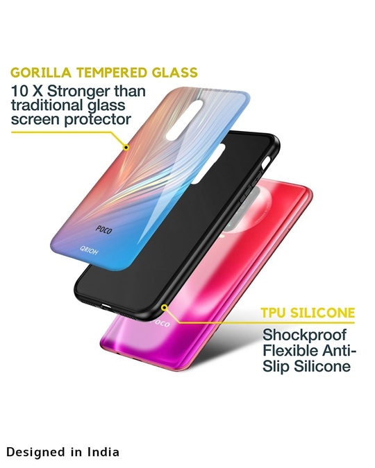 Shop Mystic Aurora Glass Case For Poco M3 Pro-Design