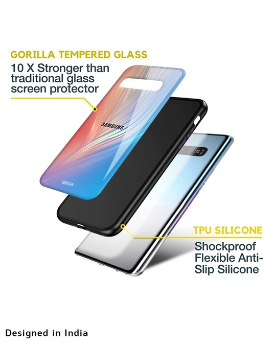 Shop Mystic Aurora Glass Case For Samsung Galaxy A21s-Design