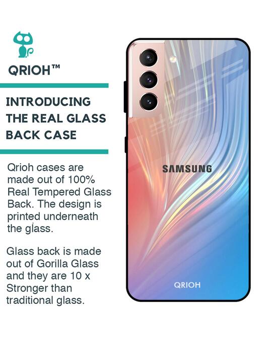 Shop Mystic Aurora Glass Case For Samsung Galaxy S21 Plus-Back