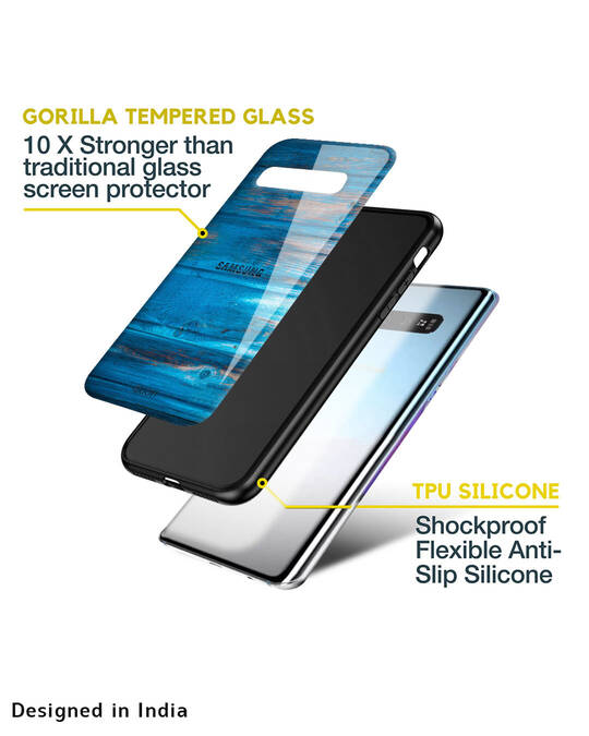 Shop Patina Finish Glass Case For Samsung Galaxy A12-Design
