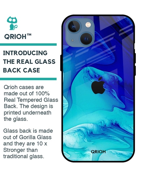 Shop Raging Tides Glass Case For Iphone 13 Mini-Back