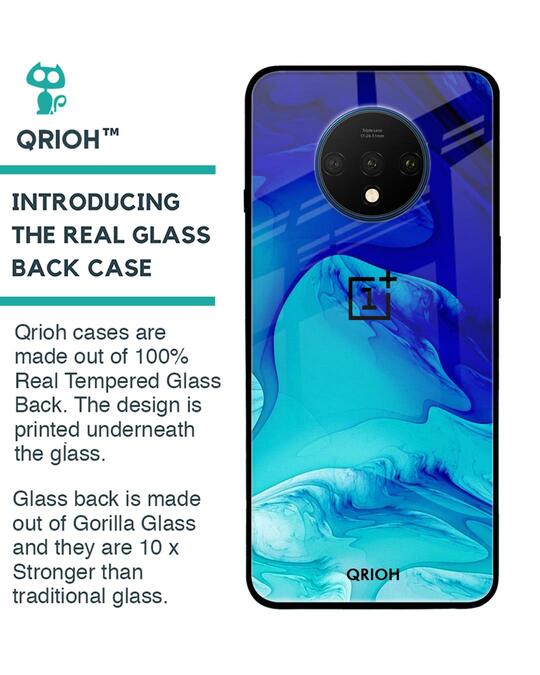 Shop Raging Tides Glass Case For Oneplus 7t-Design