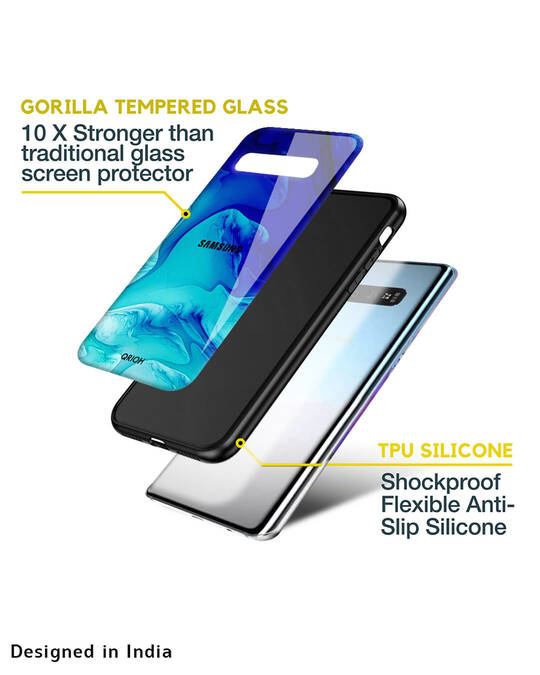 Shop Raging Tides Glass Case For Samsung Galaxy F62-Design