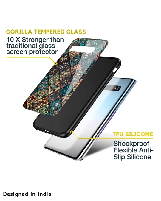 Shop Retro Art Glass Case For Samsung Galaxy A31-Design