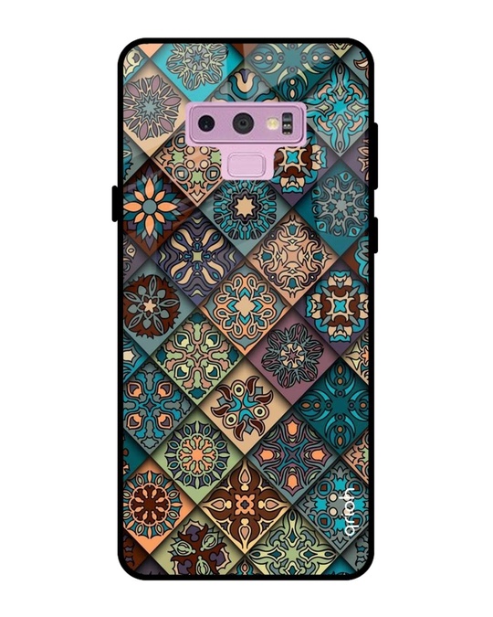 Shop Retro Art Glass Case For Samsung Galaxy Note 9-Front