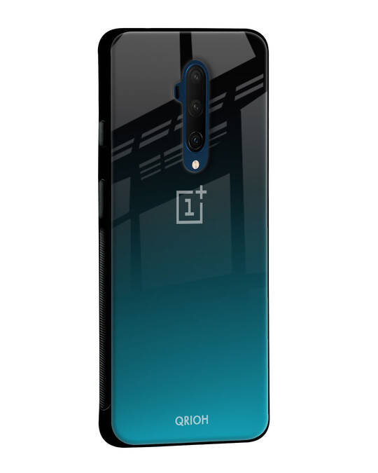 Shop Ultramarine Oneplus 7T Premium Glass Case (Gorilla Glass & Shockproof Anti-Slip Silicone)-Back