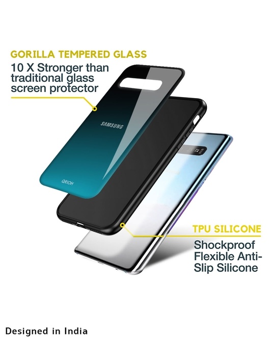 Shop Ultramarine Glass Case For Samsung Galaxy A22-Design