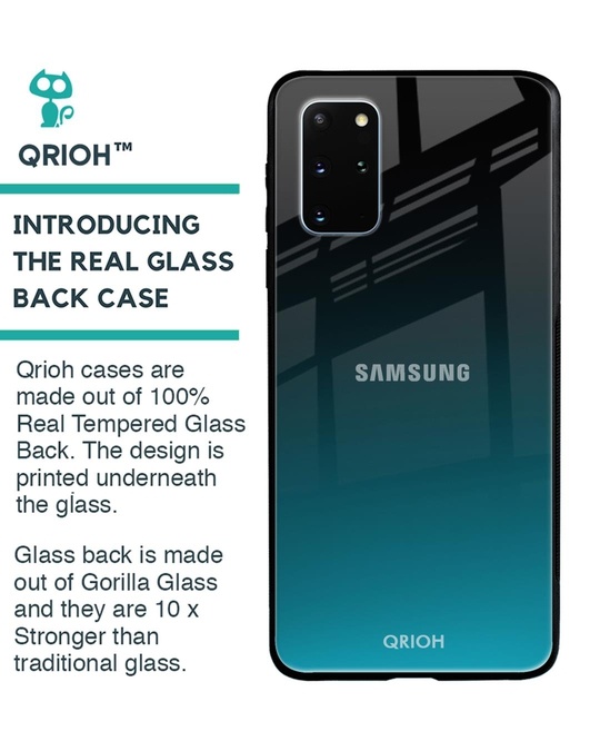 Shop Ultramarine Glass Case For Samsung Galaxy S20 Plus-Back