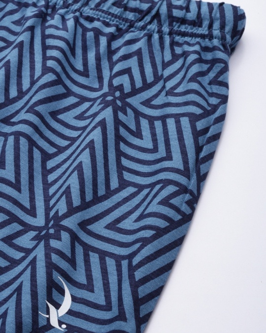 Shop Blue Graphic Pyjamas