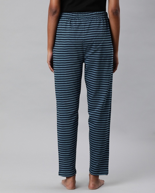 Shop Blue Striped Pyjamas-Back