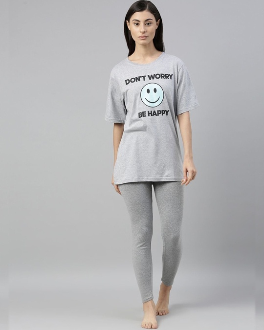 Shop Grey Graphic Print T Shirt