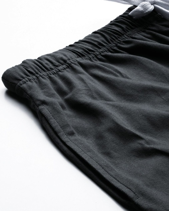 Shop Grey Solid Trackpant