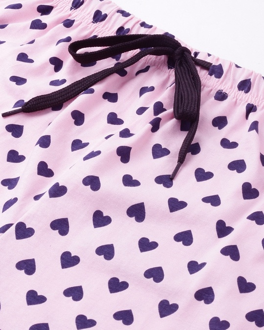 Shop Pink Graphic Pyjamas-Full