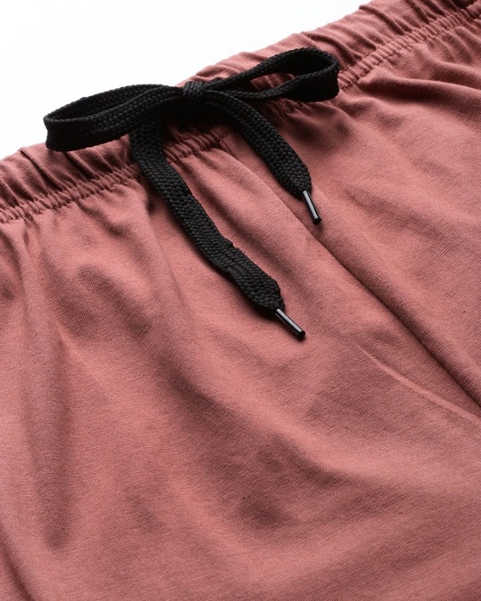 Shop Pink Solid Trackpant-Full