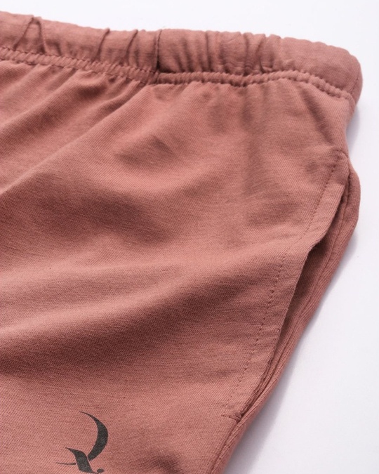 Shop Pink Solid Trackpant