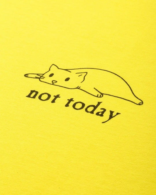 Shop Yellow Typographic T Shirt-Full
