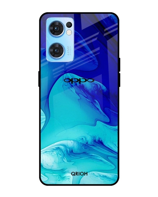Shop Raging Tides Printed Premium Glass Cover for Oppo Reno 7 5G (Shock Proof, Lightweight)-Front